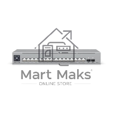 Коммутатор Ubiquiti Networking interface, (12) GbE RJ45 ports (4) 1/2.5 GbE RJ45 ports (2) 10G SFP+ ports; Total non-blocking throughput, 42 Gbps; Switching capacity, 84 Gbps
