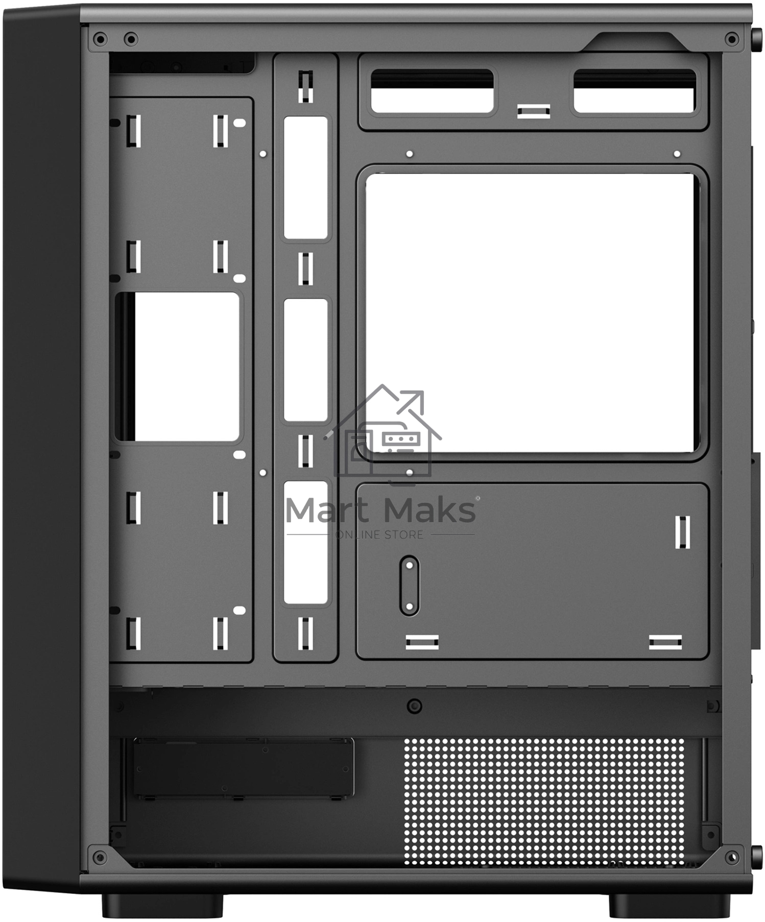 Компьютерный корпус Bloody BD-CC118 черный без БП mATX 8x120mm 2xUSB2.0 1xUSB3.0 audio bott PSU