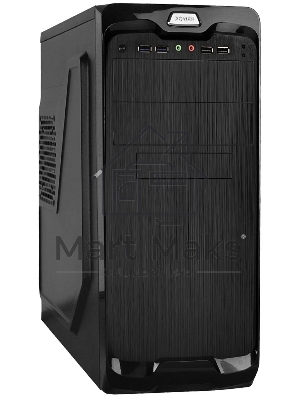 Компьютерный корпус Miditower ExeGate UN-604-UNS500 (ATX, БП UNS500 с вент. 12см, 2*USB+2*USB 3.0, аудио, черный)