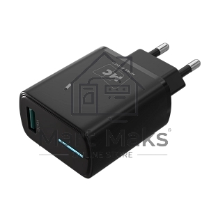 Зарядное устройство MORE CHOICE (4620202555861) NC63 СЗУ 1USB 3.0A QC3.0 15W, черный