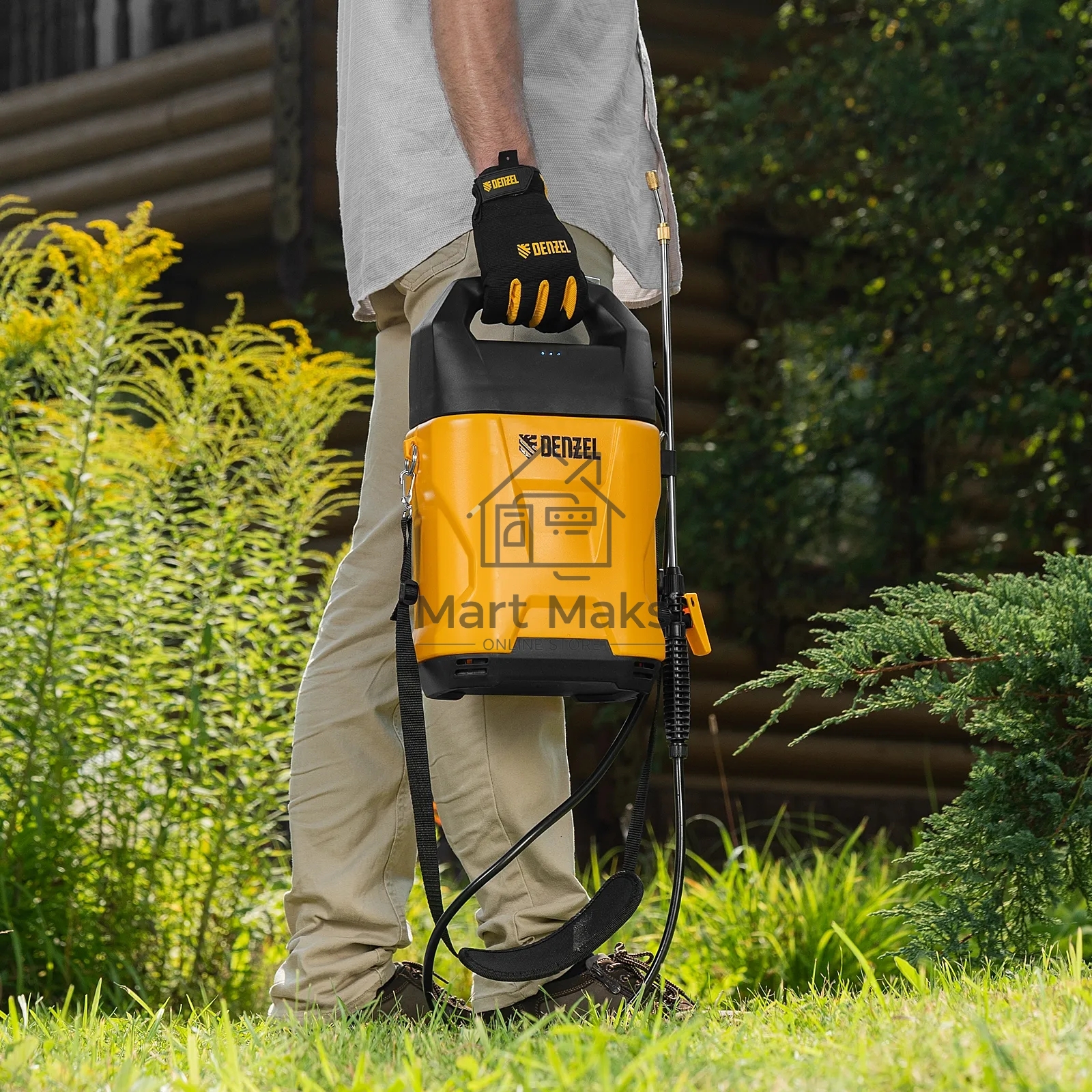 Опрыскиватель аккумуляторный Denzel D-5LI, 5 л, Li-Ion акк., 12 В, 2 А·ч