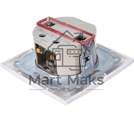 Светорегулятор поворот. СП КВАРТА IP20 ВСР10-1-0-КБ бел. IEK EDK10-K01-03-DM