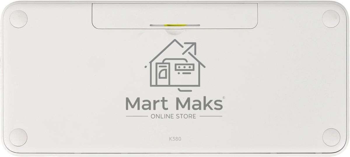 Клавиатура беспроводная Logitech K380, Bluetooth, белый