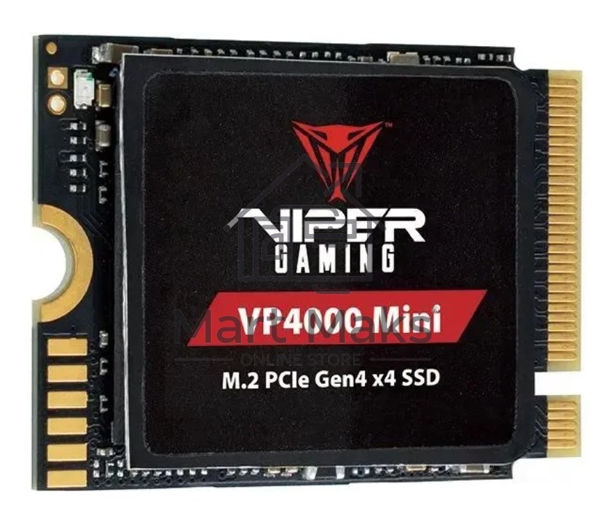 Накопитель SSD Patriot Viper VP4000, 2Tb, PCIe 4.0 x16, M.2 2230, NVMe, R/W 3200/3500, с радиатором
