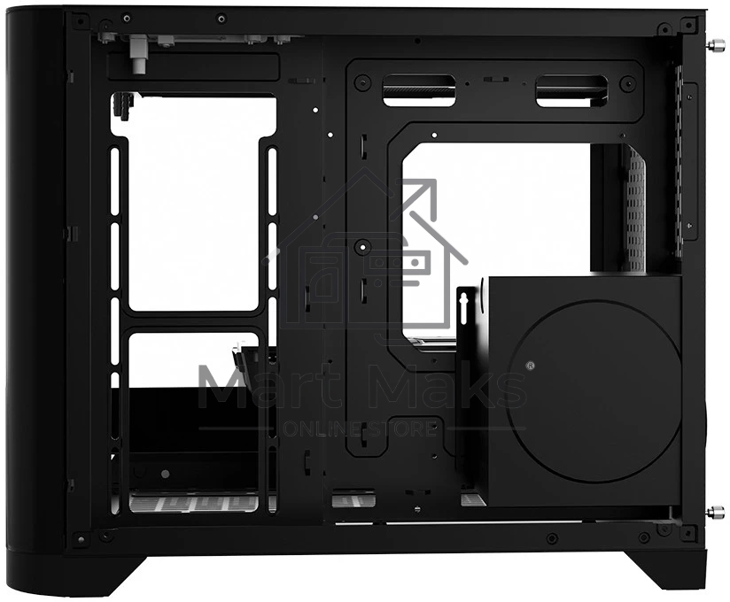 Компьютерный корпус 1STPLAYER UVIEW UV6 черный mATX UV6-BK