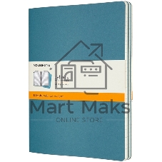 Блокнот Moleskine CAHIER JOURNAL CH023B44 XLarge 190х250 мм, обложка картон, 120 страниц, нелинованный, голубой (3 шт) Блокнот Moleskine CAHIER JOURNAL CH023B44 XLarge 190х250 мм, обложка картон, 120 страниц, нелинованный, голубой (3 шт)