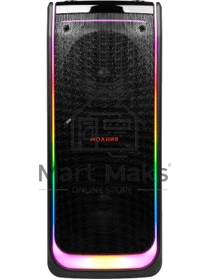 Колонка портативная Ural Молния 10000 черный 1000W 1.1 BT/3.5Jack/USB-C 20м 8000mAh (УРАЛ МОЛНИЯ 10000)