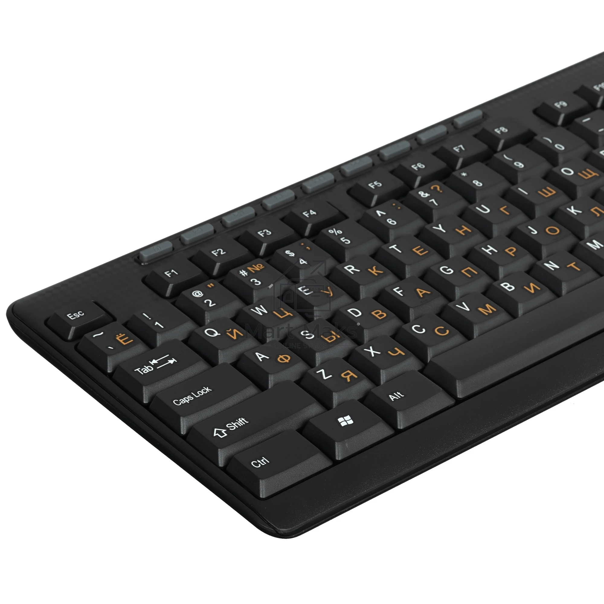 Комплект клавиатура+мышь Dialog Pointer KMROP-4020U беспроводной, USB, 1600 DPI, чёрный