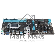 Материнская плата Esonic H81-BTC-KING, LGA 1150, Intel H81, 2xDDR3, 4xSATA, 1xPCIe 3.0 x16, 2xPCIe 2.0 x1, 1xVGA, 1xHDMI, 1x1Gb LAN, 2xUSB-A 5Gbps, 2xUSB-A 2.0, 7.1, ATX