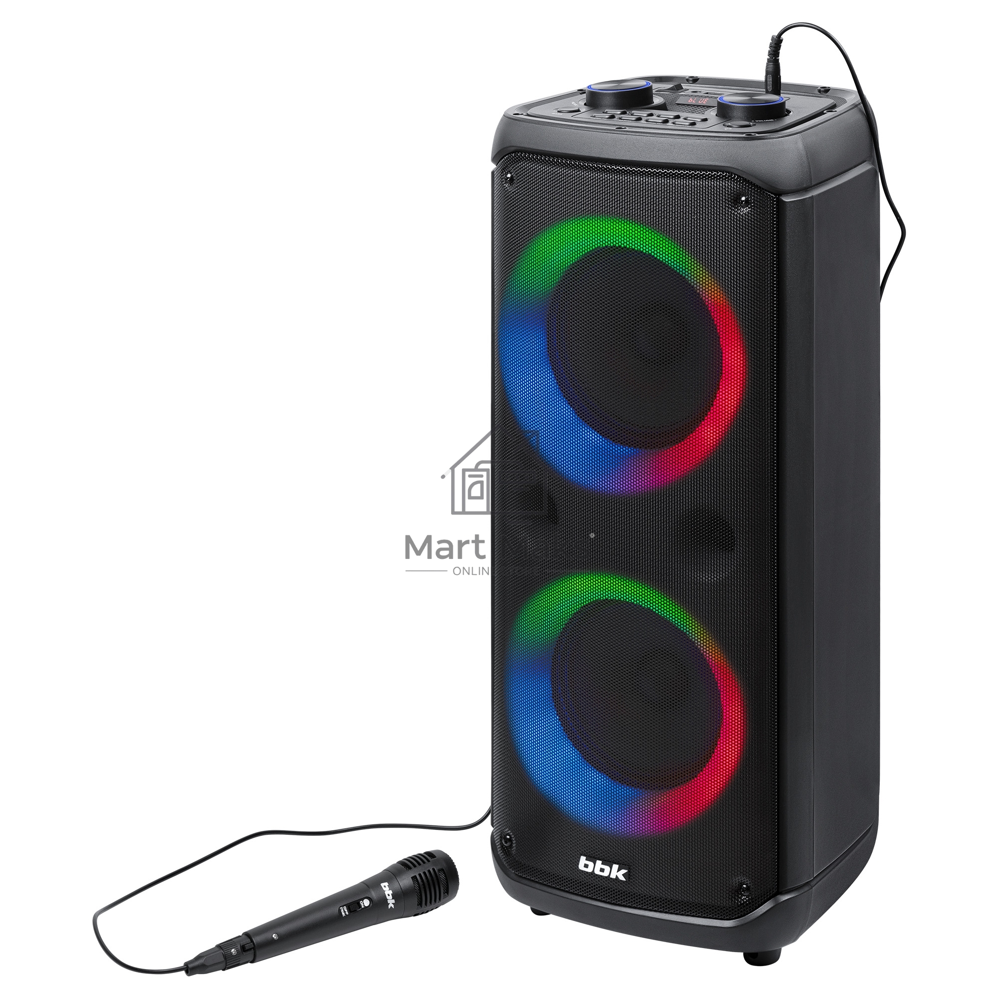 Минисистема BBK BTA6030 черный 50Вт FM USB BT