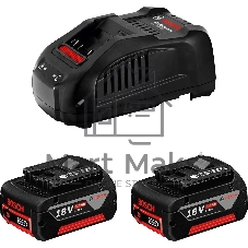 Батарея аккумуляторная Bosch 1600A00B8J 18В 5Ач Li-Ion (З/У в компл.)