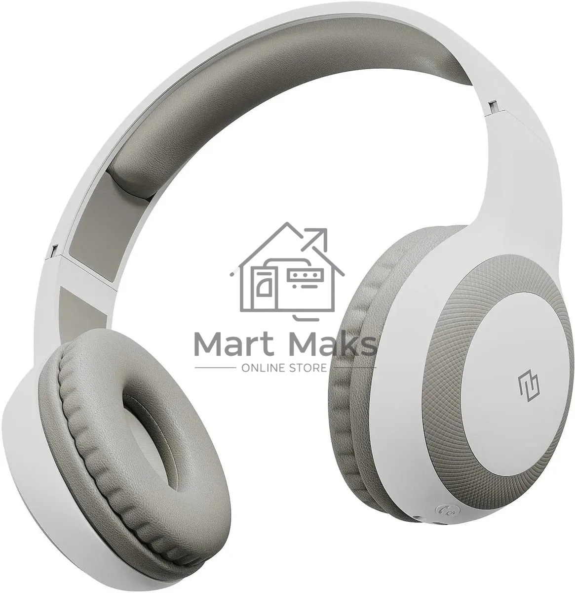 Гарнитура накладные Digma BT-15 белый/серый беспроводные bluetooth оголовье