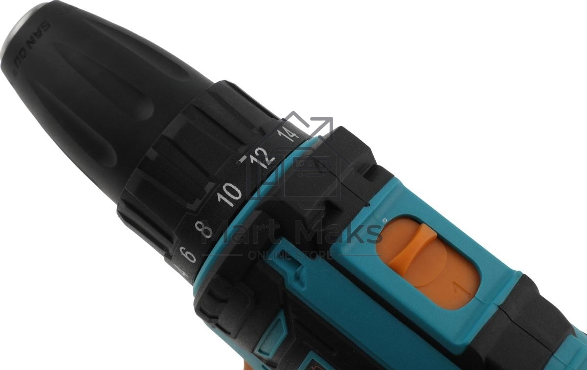 Дрель-шуруповерт Bort BAB-12x2Li-FD, Аккумуляторная, 12В, 2 АКБ