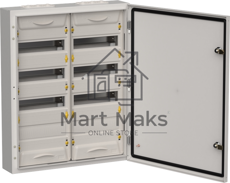 Корпус металлический IEK TITAN 5 ЩРн-96 (2х48) 710х570х140 IP54 серый