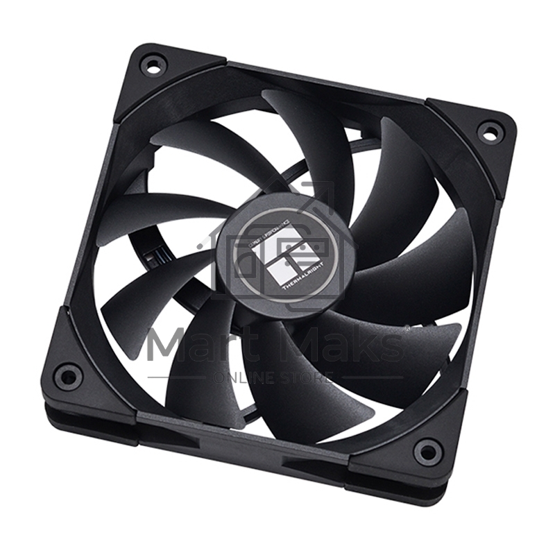 Вентилятор для корпуса Thermalright TL-C12-B черный, 120 мм, 1500 об/мин, 25.6 дБ, 4 pin