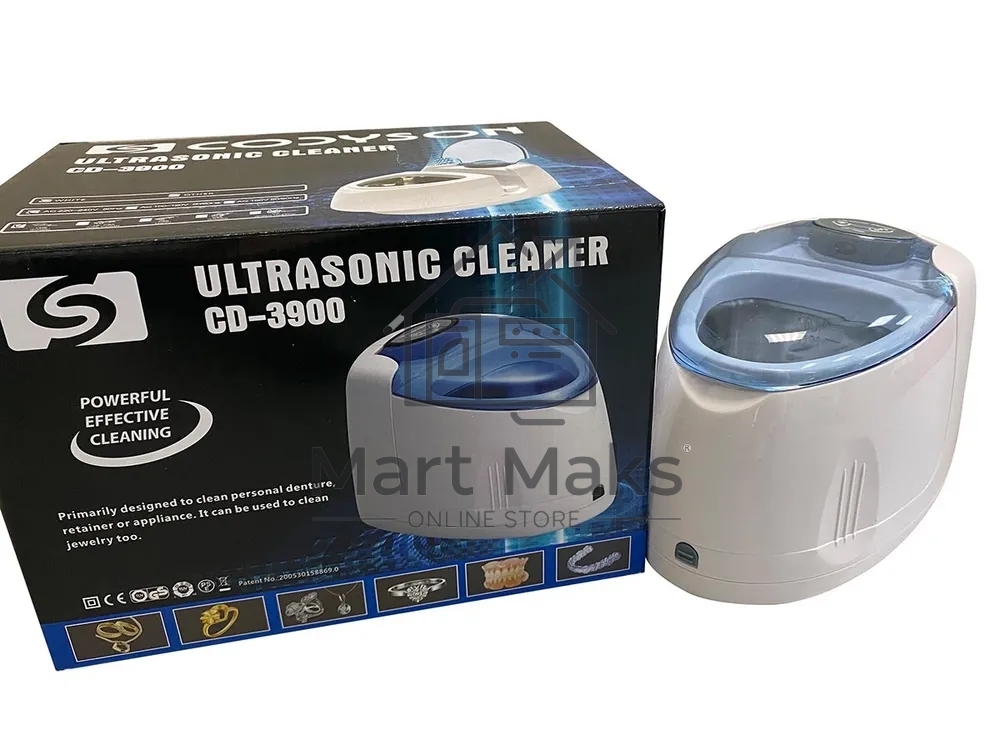 Ультразвуковая ванна Codyson CD-3900 белая, 0.2 л, 21 Вт