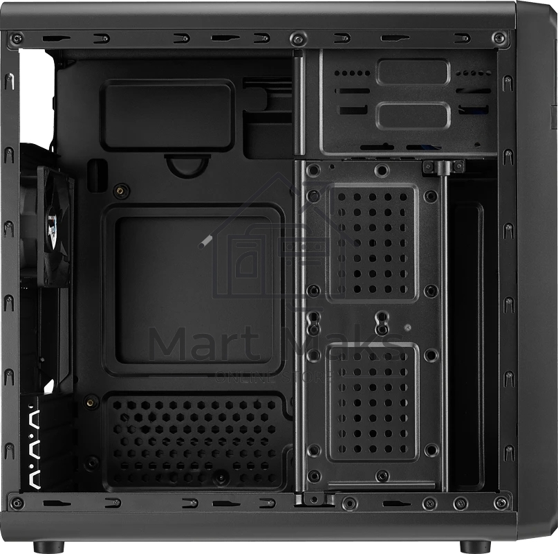 Компьютерный корпус Aerocool / Formula Qs-180 черный без БП mATX 1x80mm 2xUSB2.0 1xUSB3.0 audio