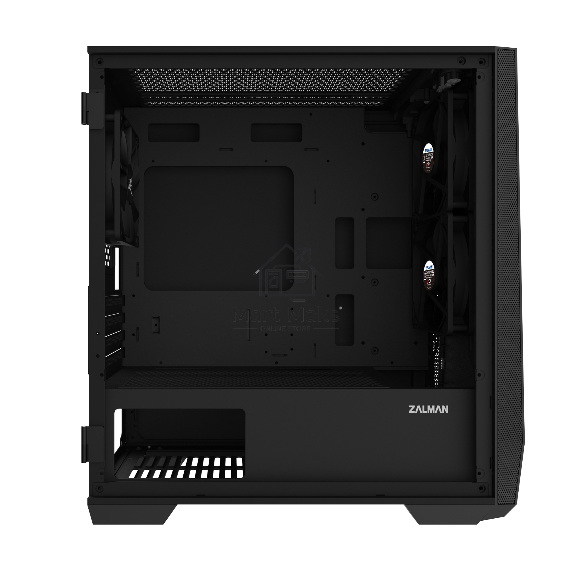 Компьютерный корпус ZALMAN Z1 ICEBERG, MicroATX, BLACK, WINDOW, 2xCOMBO (3.5