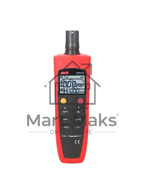 Детектор СО газа UT337A, 0~1000ppm, аудио и визуальное оповещение