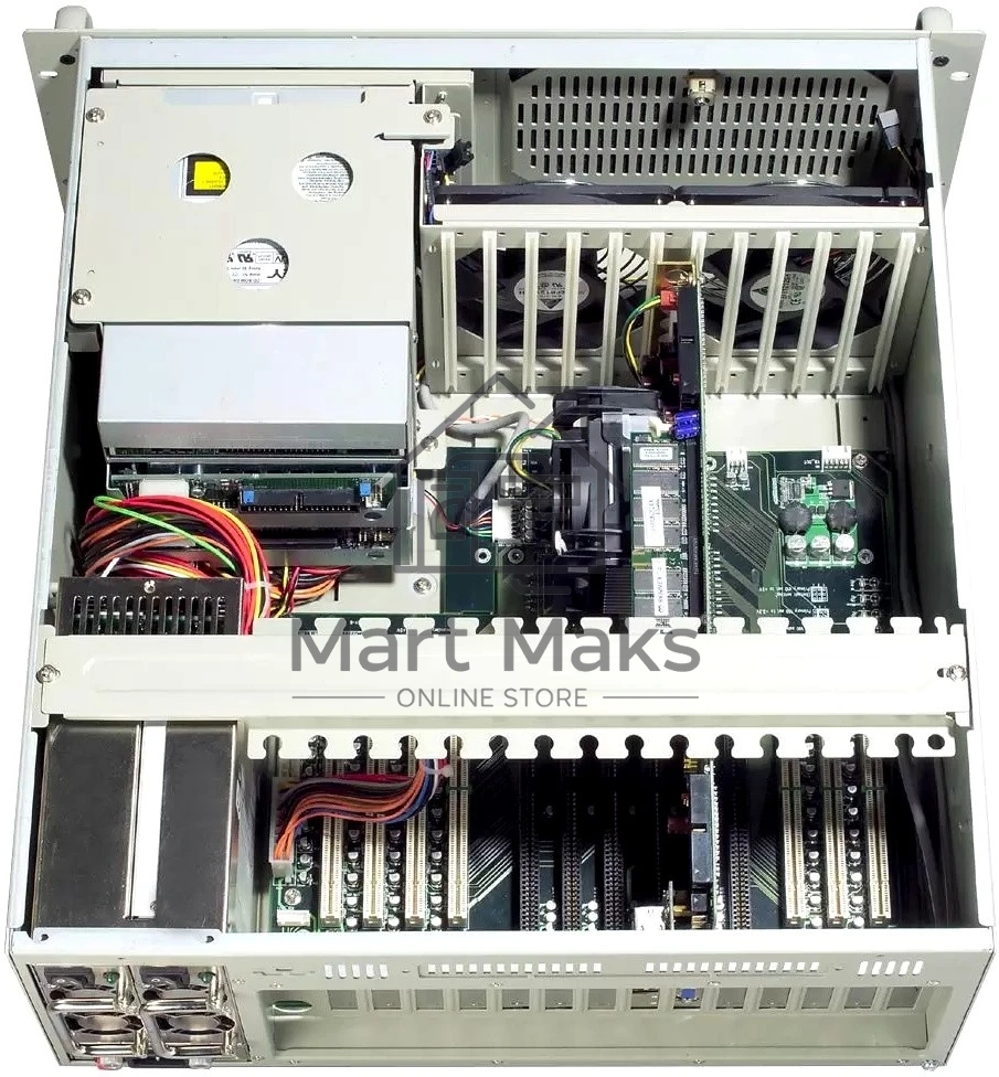 Компьютерный корпус IPC-610BP-00HD 4U 15-Slot Rack-mount Chassis, w/o backplane, 2x 12cm/ 82 CFM ball-bearing system fans, w/o PSU Advantech