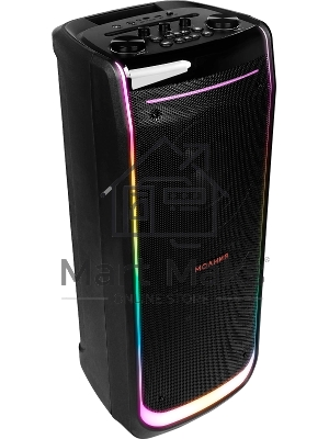 Колонка портативная Ural Молния 10000 черный 1000W 1.1 BT/3.5Jack/USB-C 20м 8000mAh (УРАЛ МОЛНИЯ 10000)