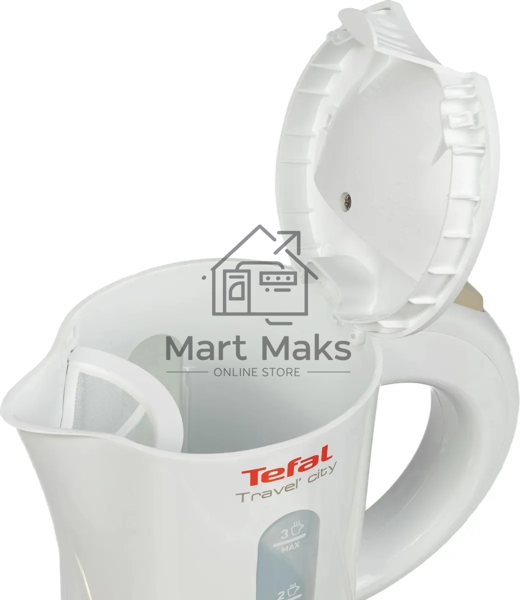 Чайник электрический Tefal KO120130 0.5л. 650Вт белый/бежевый(корпус: пластик)