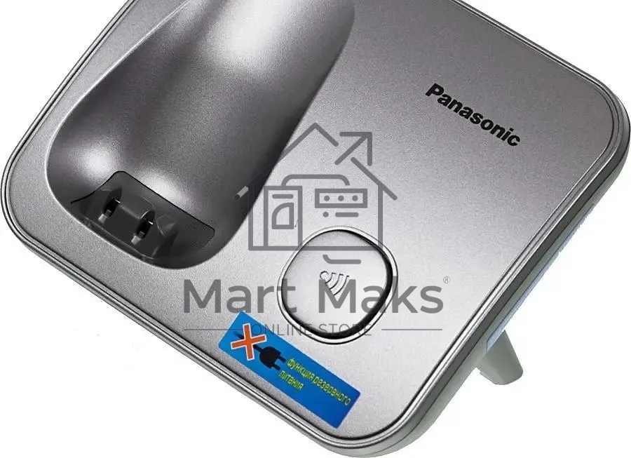 Телефон беспроводной (DECT) Panasonic KX-TG6811RUM (серебристый) Беспроводной DECT,40 мелодий,телефонный справочник 120 зап.