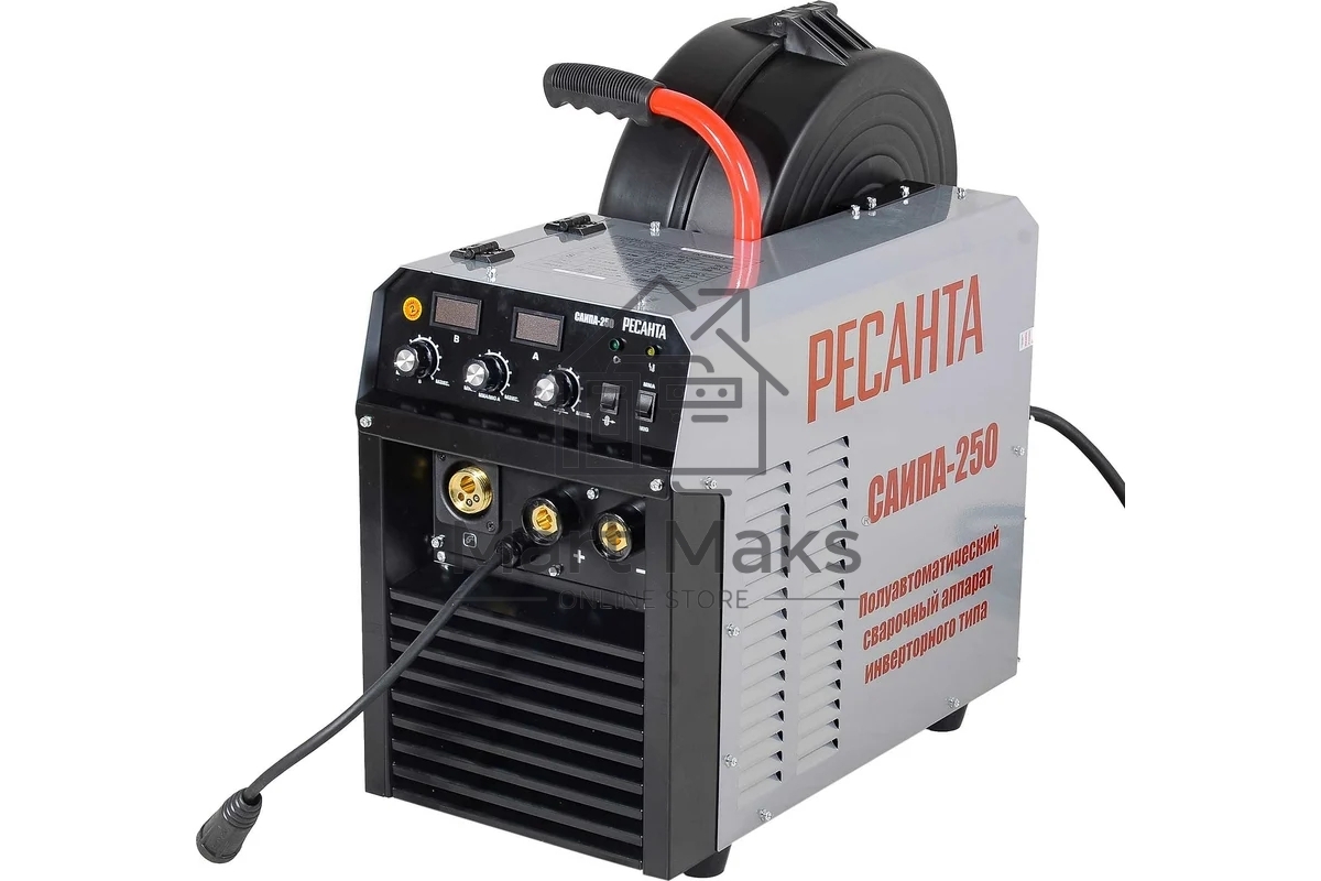 Сварочный аппарат Ресанта САИПА-250 инвертор ММА DC/MIG-MAG/FCAW 11.5кВт