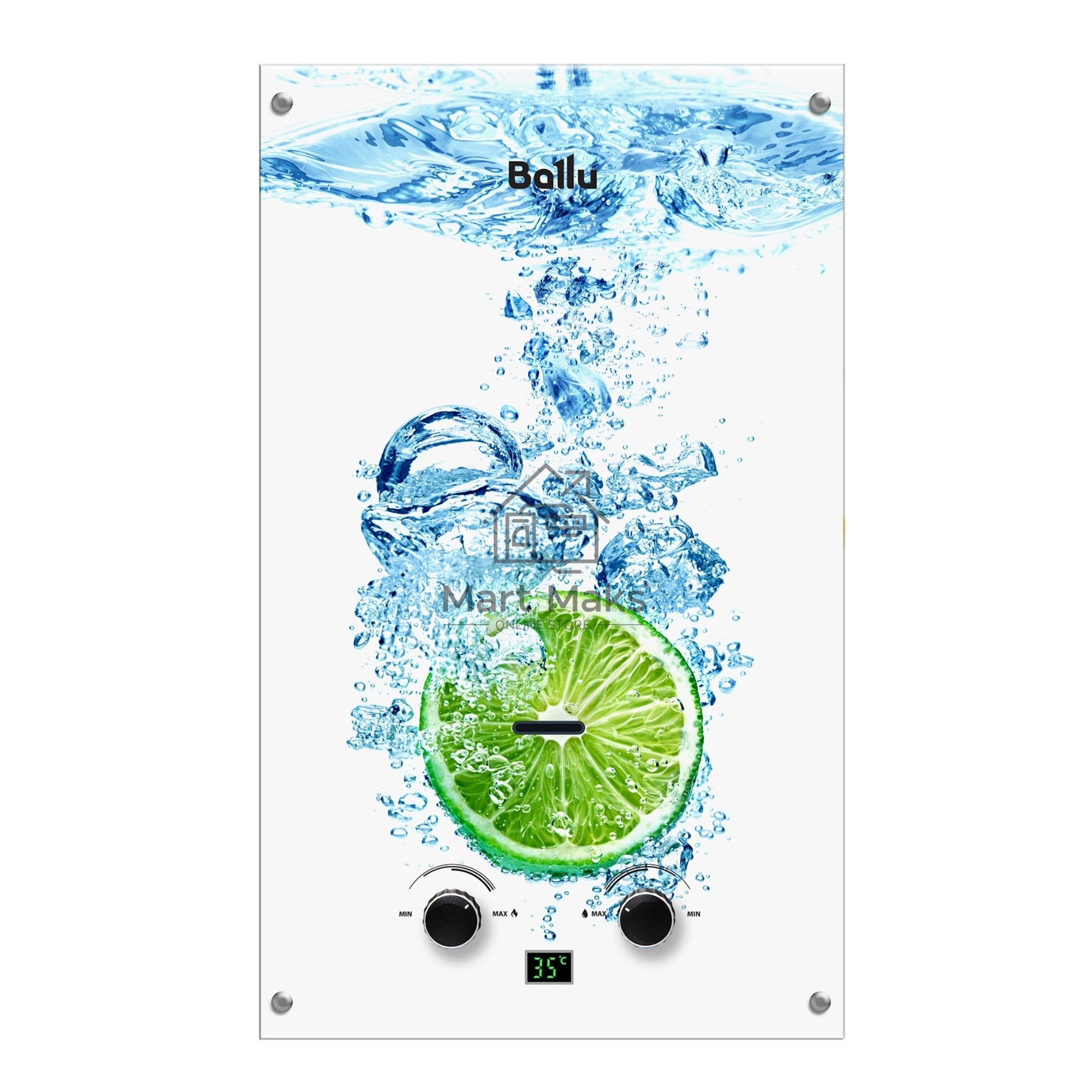 Колонка газовая Ballu GWH 10 Fiery Glass Lime