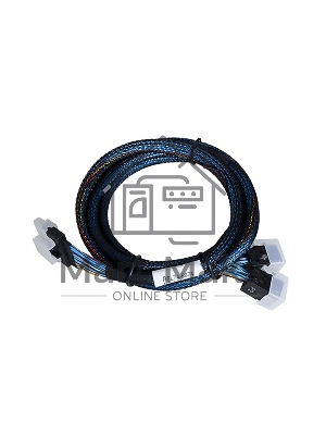 Кабель Amphenol RSL74-B937 Slimline SASx8 (SFF8654) -to- 2 SAS HD x4 (SFF8643 SAS Connections), 100CM, (аналог Broadcom 05-60003-00)