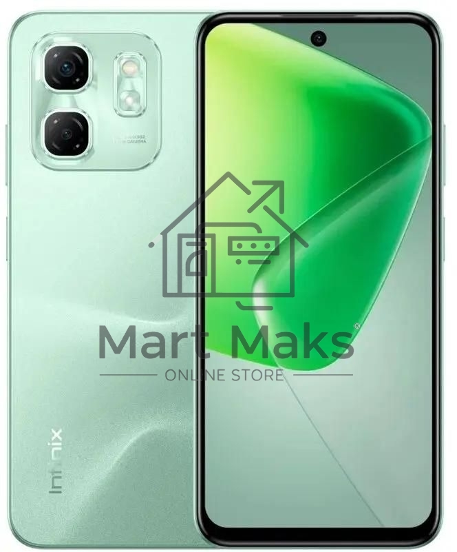 Смартфон Infinix HOT 50i, 4/128Gb, зеленый