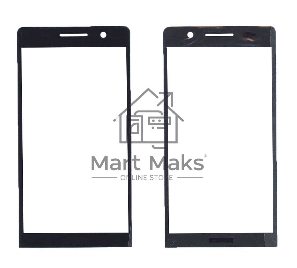 Стекло для Huawei Ascend P6 черное