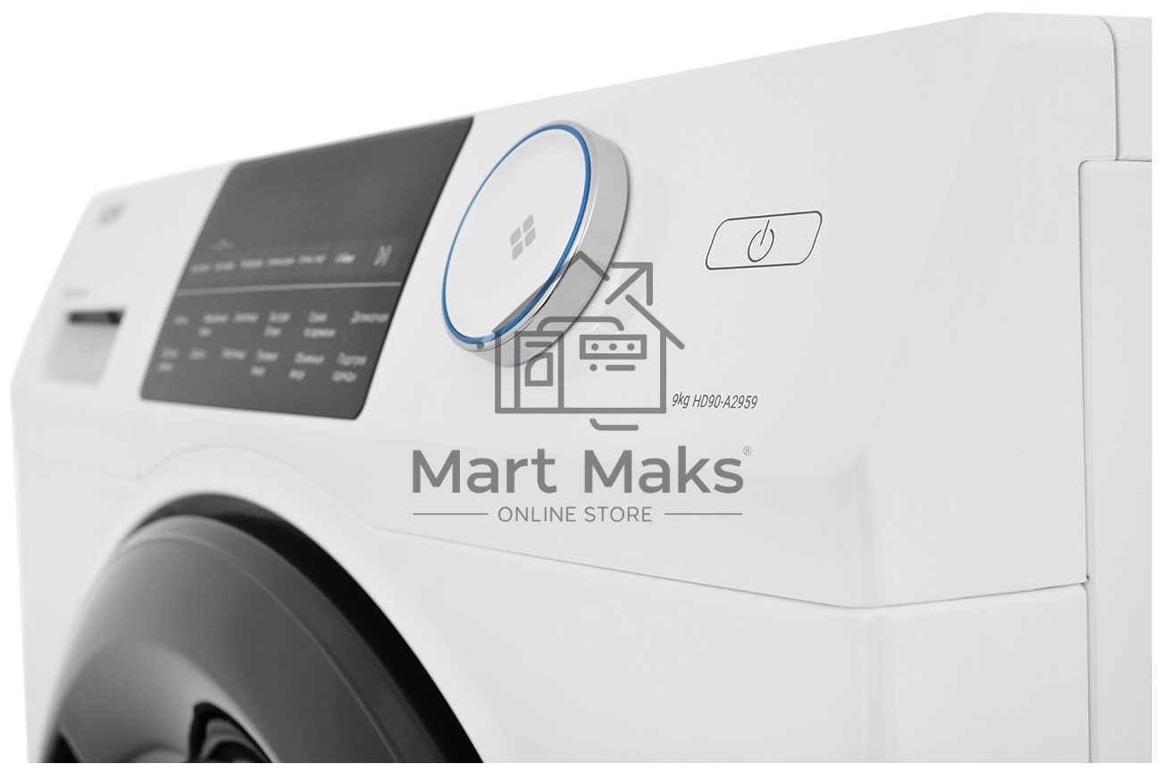 Сушильная машина Haier HD90-A2959 белый, 9 кг, сушка - тепловой насос, программ - 12, 59.5 x 84.5 x 66.5 см