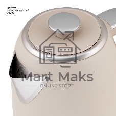 Чайник электрический Galaxy Line GL 0348 1.7л. 2200Вт кремовый корпус: нерж.сталь (ГЛ0348Л)