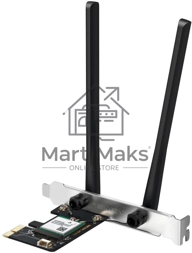 Двухдиапазонный беспроводной адаптер Mercusys MA70XE PCI-Express Wi-Fi с Bluetooth