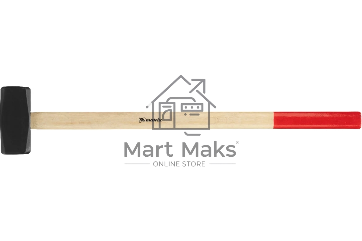 Кувалда Matrix 11036 6000 г, кованая головка, деревянная рукоятка 900 мм