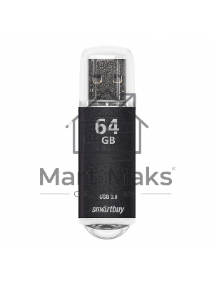 Флешка USB Smartbuy Dock Black (SB64GbDK-K3), 64Gb, USB 3.0, R/W 75/25, черный