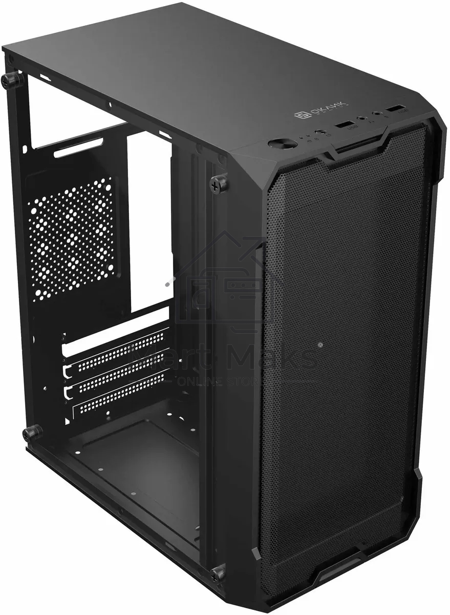 Компьютерный корпус Оклик OCC-MN301 черный без БП mATX 1x80mm 2x120mm 1xUSB2.0 1xUSB3.0 audio
