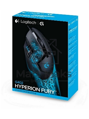 Мышь проводная Logitech G402 Hyperion Fury, черный, 4000 dpi, USB, кнопки - 8