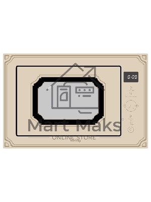 Микроволновая печь встраиваемая Korting KMI 825 RGB бежевый, 25 л, 900 Вт, переключатели - сенсор