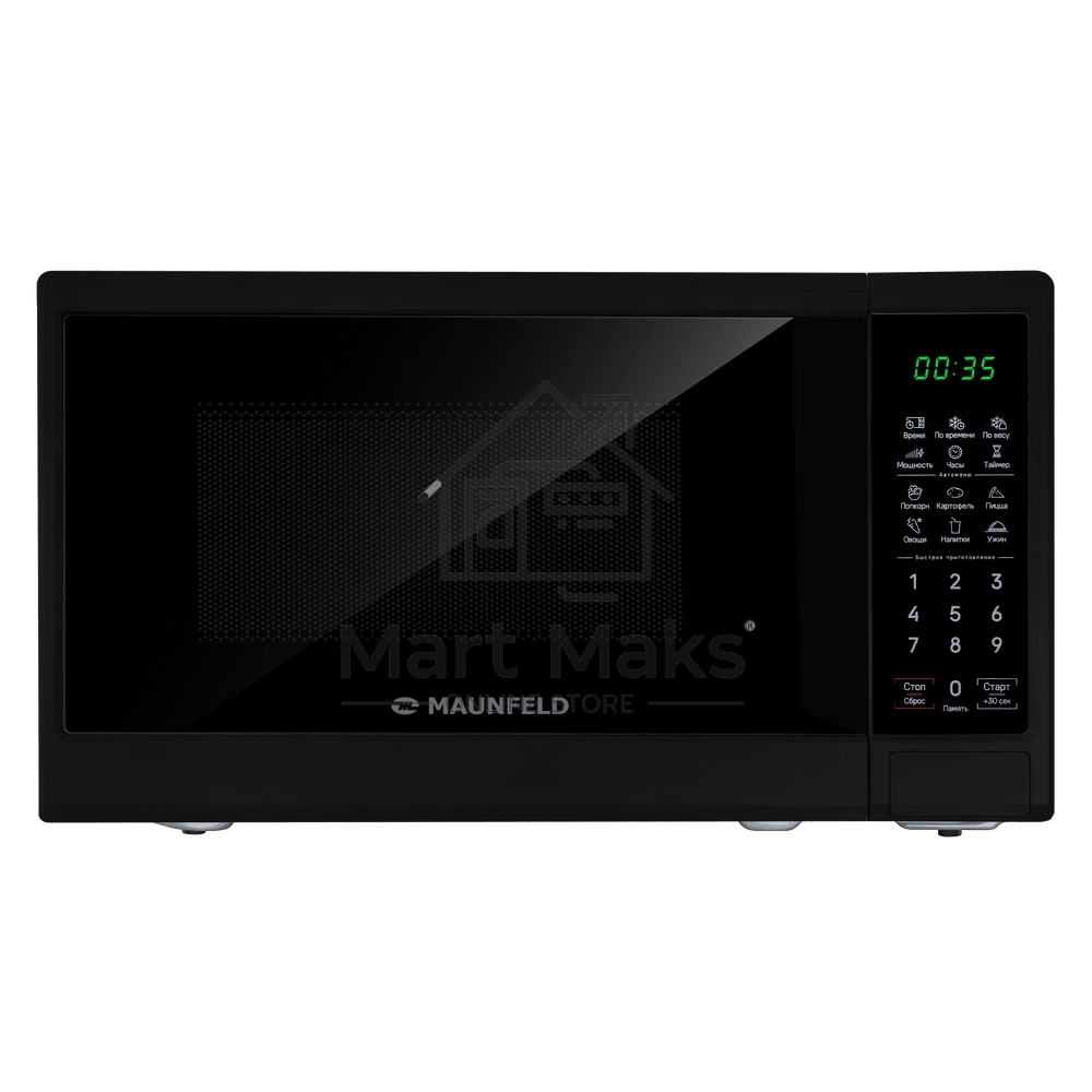 Микроволновая печь MAUNFELD MFSMO720EB07 черный, 20 л, 700 Вт, переключатели - сенсор