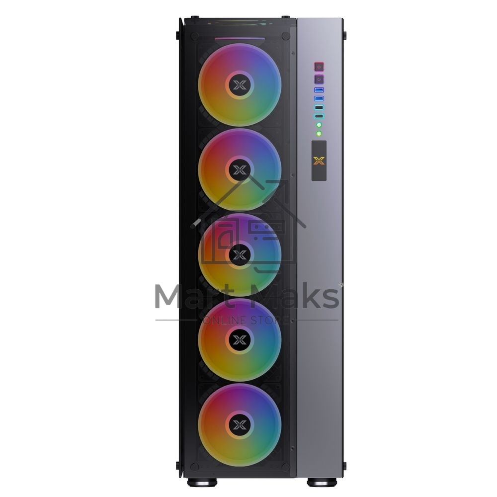 Компьютерный корпус Xigmatek Elysium II (Super EATX, Left/Right/Top Tempered Glass) EN41617