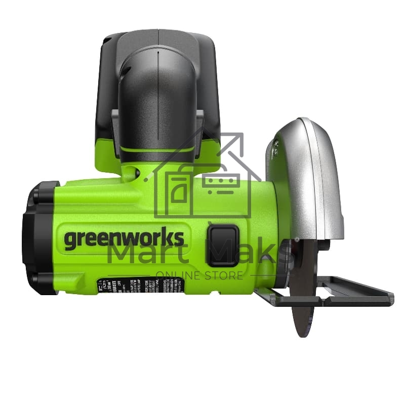 Угловая шлифовальная машина GreenWorks GD24UCS, 24V, без АКБ и ЗУ, аккумуляторная (3402007)