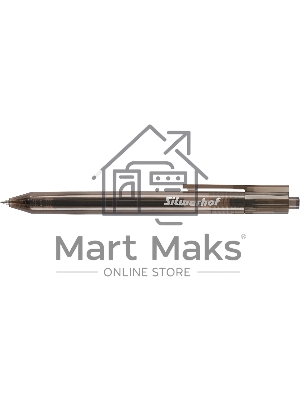 Набор ручек гелевых автоматическая Silwerhof NG Standart, d=0.5мм, черные чернила, коробка картонная (12шт)