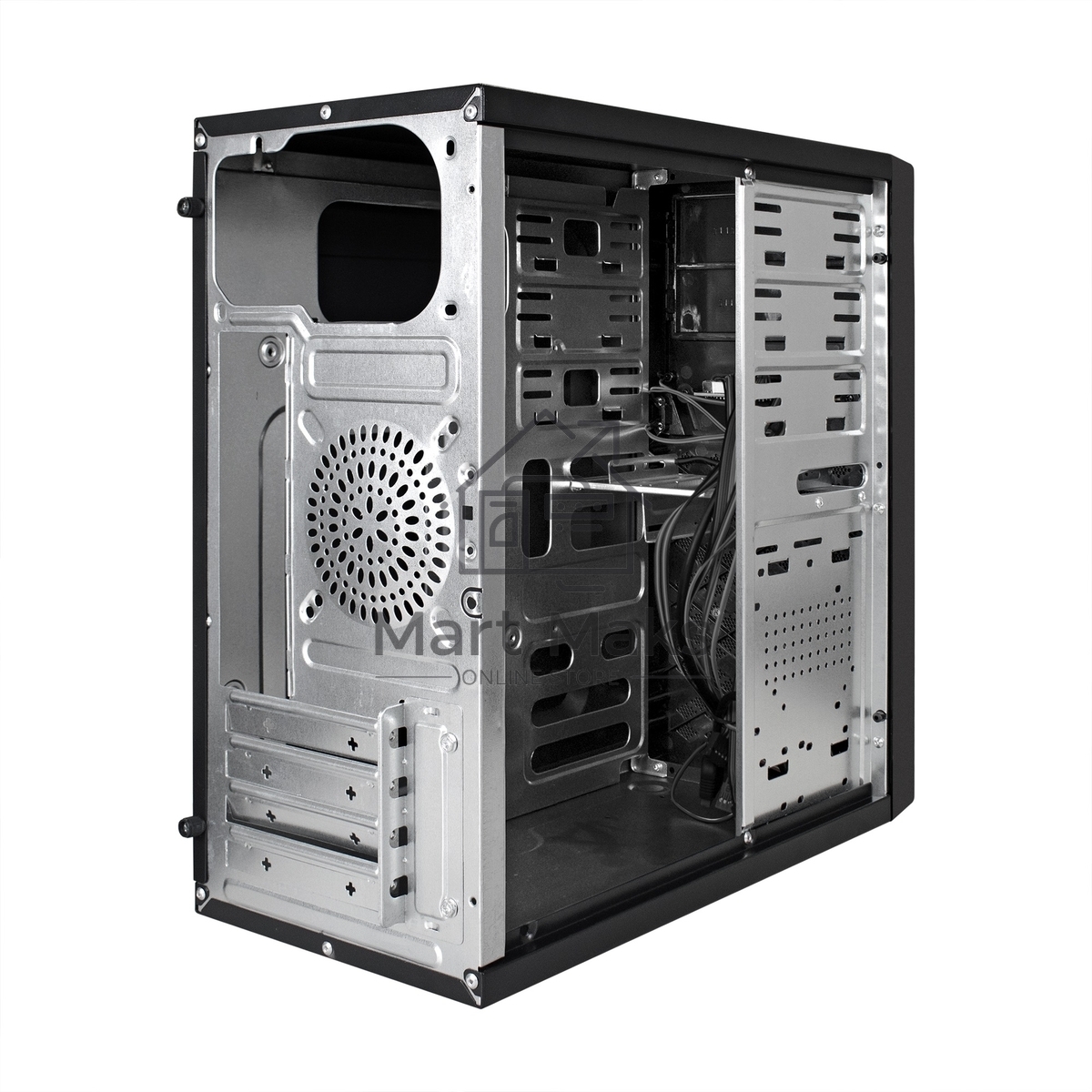 Компьютерный корпус Exegate EX284032RUS Minitower BA-203U Black, mATX, <без БП>, 2*USB+1*USB3.0, Audio