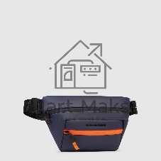 Сумка поясная Piquadro C2OW CA6940C2OW/BLU синяя полиуретан