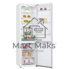 Холодильник LG GA-B509DQXL белый двухкамерный мат. 292/127л морозилка снизу