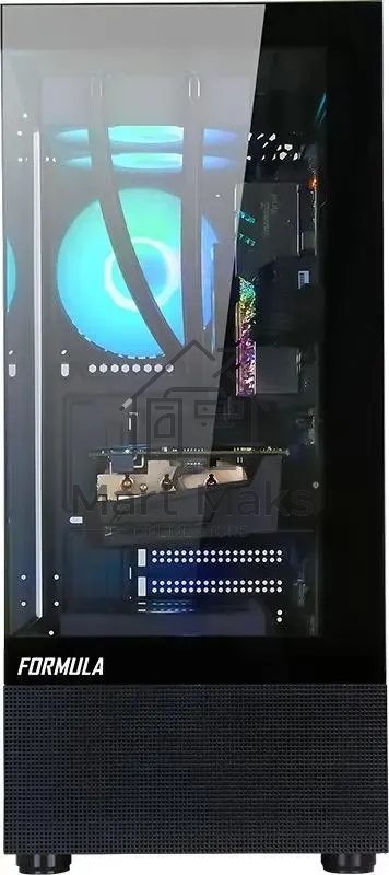 Компьютерный корпус AeroCool / Formula Crystal Z1 PLUS черный без БП ATX 3x120mm 2xUSB2.0 1xUSB3.0 1xUSB3.1 audio bott PSU