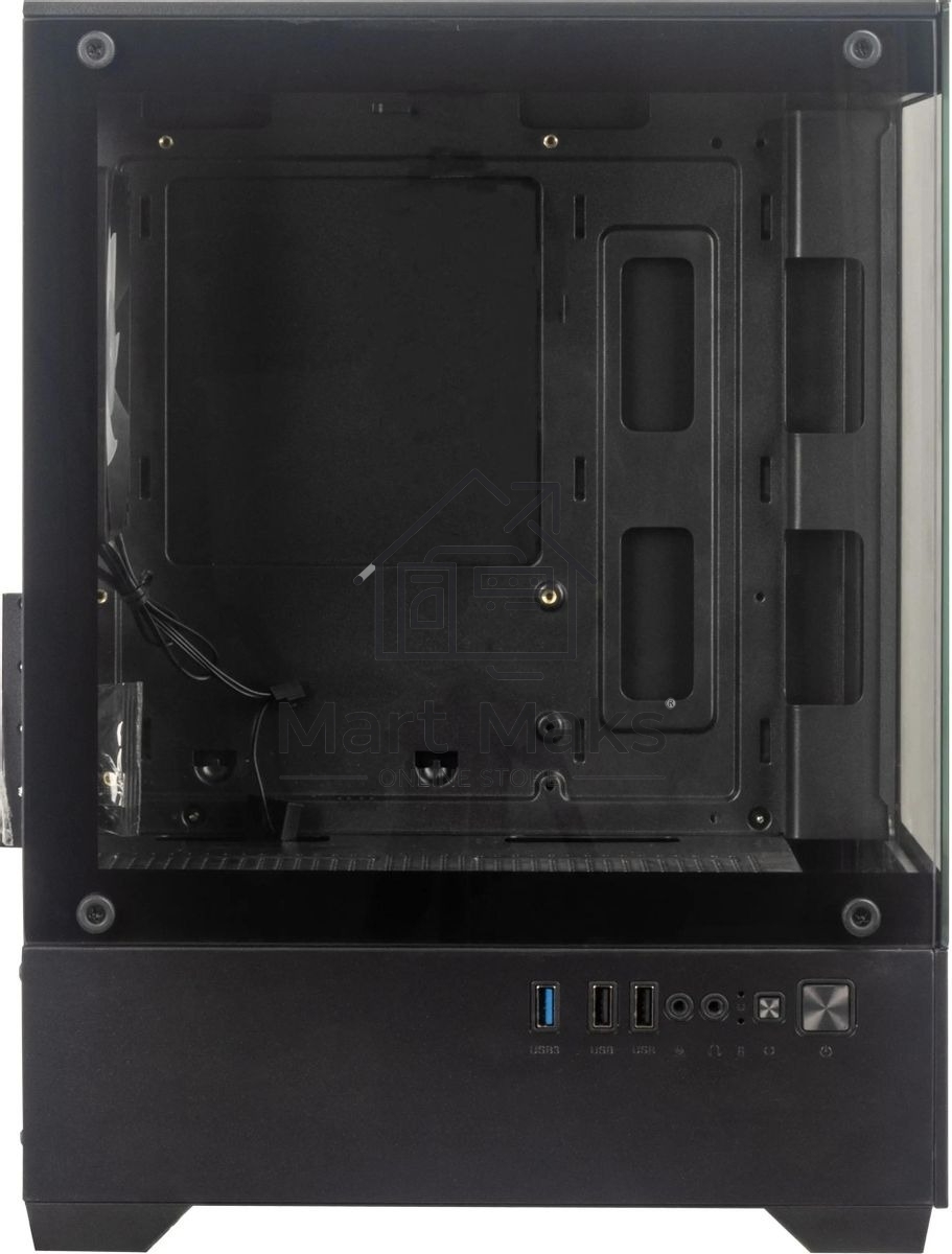 Компьютерный корпус Accord ACC-ZCU2B черный без БП mATX 1x120mm 1xUSB3.0 1xUSB3.1 audio