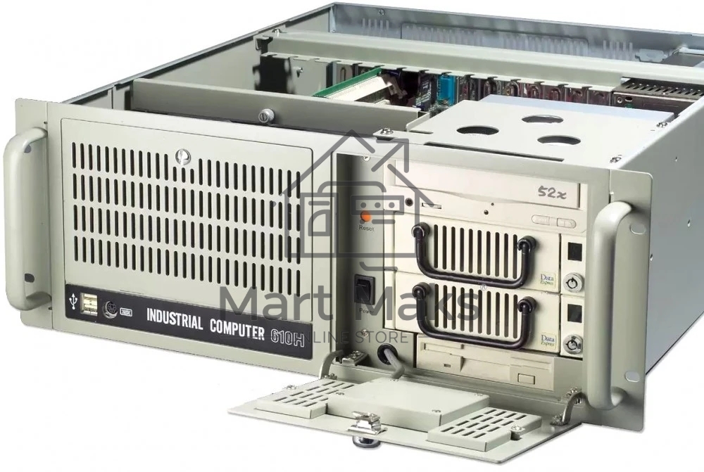Компьютерный корпус IPC-610BP-00HD 4U 15-Slot Rack-mount Chassis, w/o backplane, 2x 12cm/ 82 CFM ball-bearing system fans, w/o PSU Advantech